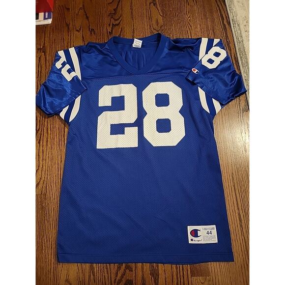 Champion Marshall Faulk Indianapolis Colts Jersey Mens Size Large 44 Football - Picture 2 of 9